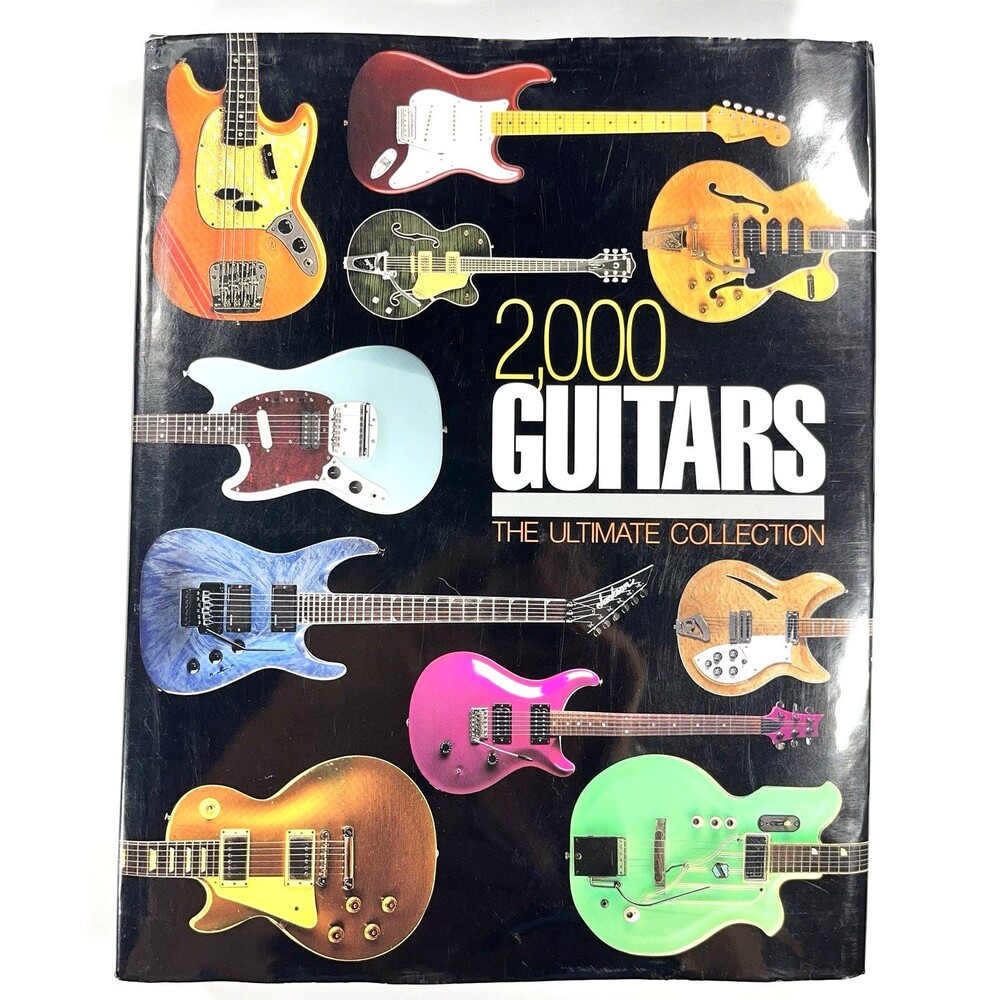 2,000 Guitars Hardcover By Tony Bacon "The Ultimate Collection" 2015 Hardback